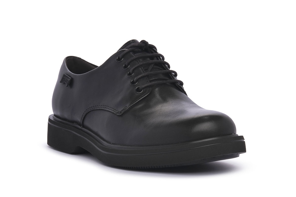Camper Pix Leather Oxford Shoe in Black for Men
