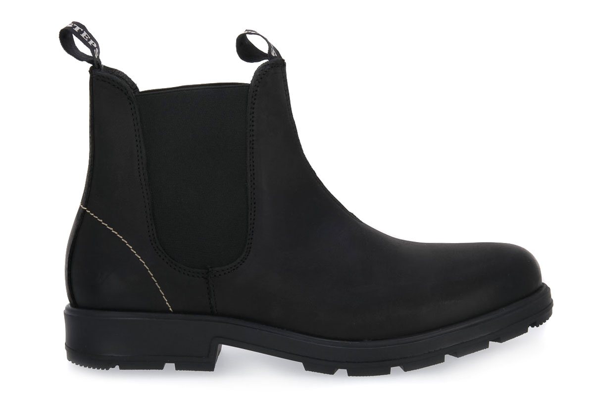 Docksteps Polacchini Da Donna Nero – Scarpe Stringate Con Suola In Gomma, Tacco Piatto, Larghezza Normale