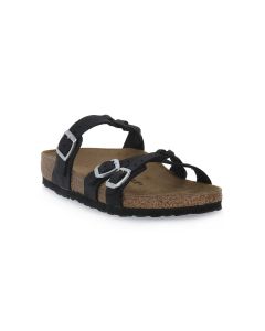 BIRKENSTOCK FRANCA BRAIDED BALCK OILED CAL S