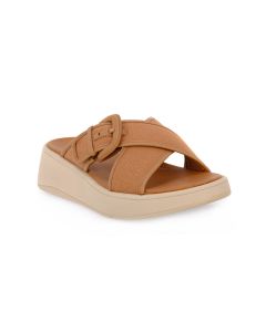 FITFLOP F MODE BUCKLE CANVAS PLATFORM