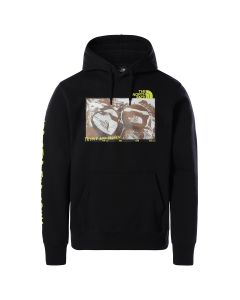 THE NORTH FACE  BLK M BASE FALL GRAPHIC HOODIEK