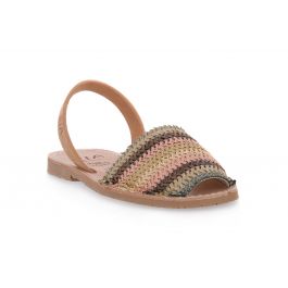 MARIAMARE Sandalia 68251 C52584 Cotton Cuero 38, Donna, Cuoio, EU
