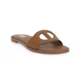 Steve Madden Lorie Sabot Donna Con Tacco – Nero, Pelle Vegana, Tacco 6,3 Cm, Taglia 37 EU
