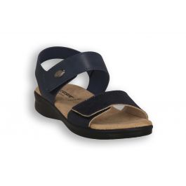 Sandali Uomo Valleverde 36901 In Pelle - Chiusura A Strappo, Suola In Gomma, Made In Italy